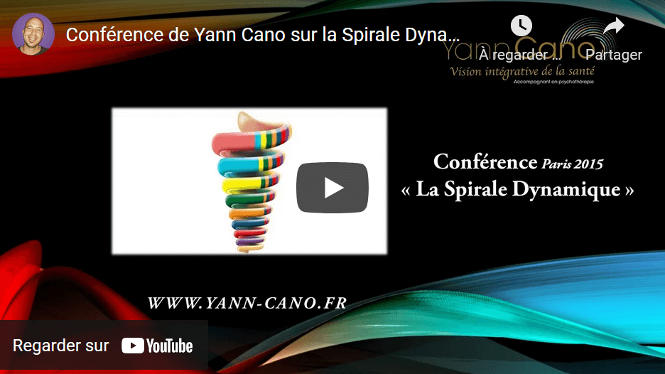 🔎 Conférence de Yann Cano sur la Spirale Dynamique