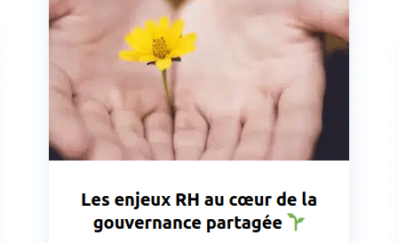 Articles ressources transformation d'organisations vers la gouvernance partagée et enjeux RH